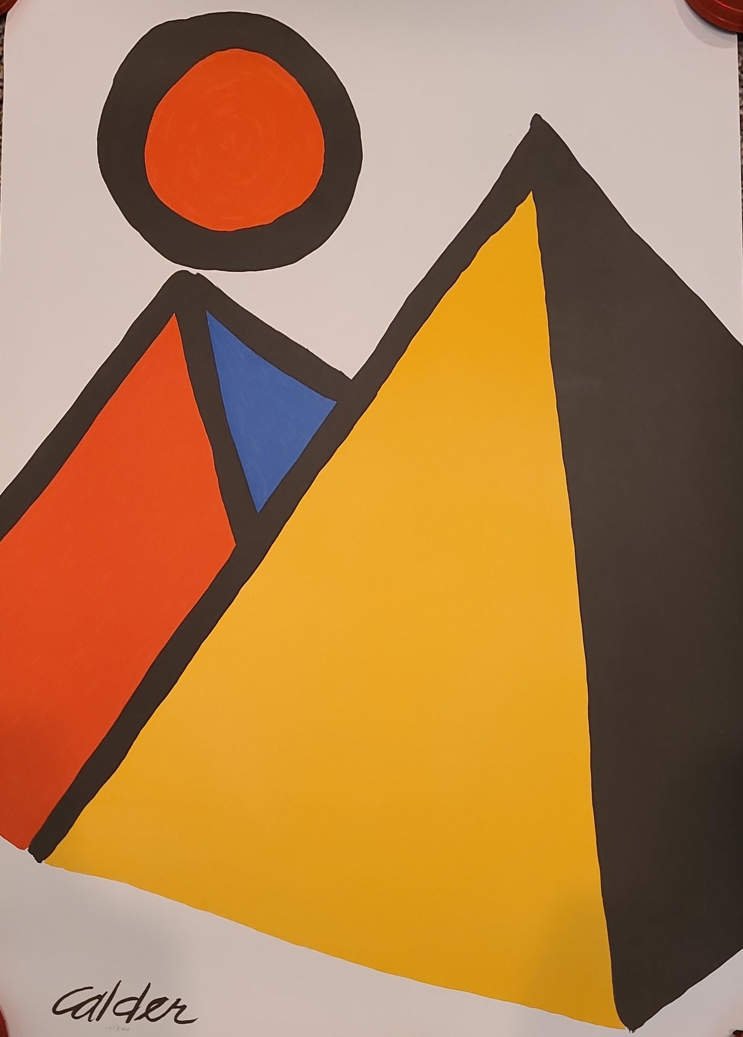 Alexander Calder - "Pyramids & Sun"